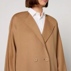 Jackets|Coats|Max Mara Studio Limone Wool-Blend Coat - 8