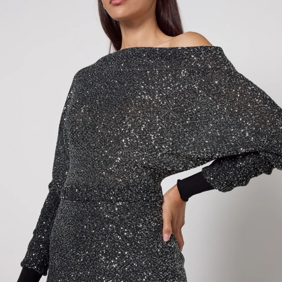 Dresses|Dresses|Dr. Martens Max Mara Studio Opzione Embellished Jersey Dress - M