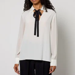 T-Shirts And Tops|Shirts And Blouses|Dr. Martens Max Mara Studio Ubicato Silk Blouse - 12