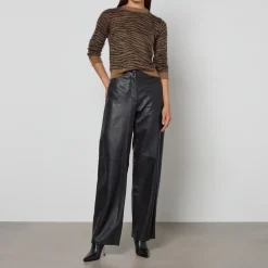 Trousers|Dr. Martens Max Mara Studio Zante Leather Trousers - UK 6