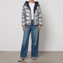 Jackets|Coats|Dr. Martens Max Mara The Cube Nico Quilted-Shell Coat - UK 10