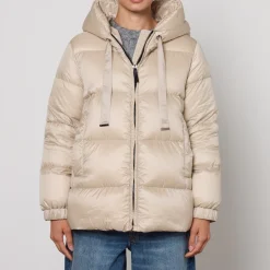 Coats|Jackets|Dr. Martens Max Mara The Cube Seia Down Padded Shell Coat - UK 12