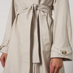 Jackets|Coats|Dr. Martens Max Mara The Cube Strench Cotton-Blend Gabardine Trench - UK 10