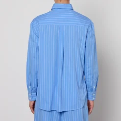 T-Shirts And Tops|Shirts And Blouses|Dr. Martens MAX&Co. Bari Cotton-Poplin Boyfriend Shirt - UK 12
