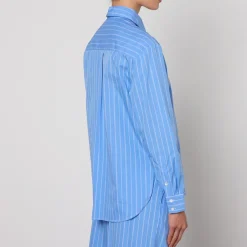 T-Shirts And Tops|Shirts And Blouses|Dr. Martens MAX&Co. Bari Cotton-Poplin Boyfriend Shirt - UK 12