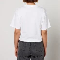 Loungewear|T-Shirts And Tops|Ganni MAX&Co. Boxyclaim Cotton-Blend Jersey T-Shirt - XL