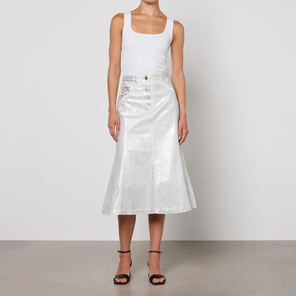 Skirts|Skirts|Dr. Martens MAX&Co. Cabreo Cotton-Drill Skirt - UK 10