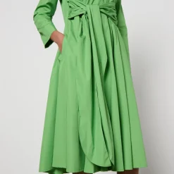 Dresses|Dresses|MAX&Co. Disco Cotton-Poplin Dress - UK 10