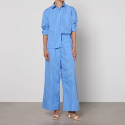 Trousers|Dr. Martens MAX&Co. Gitane Cotton-Poplin Trousers - UK 10