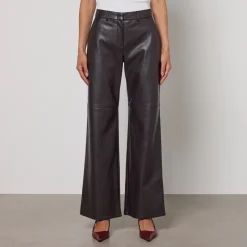 Trousers|Dr. Martens MAX&Co. Glossy Jersey Faux Leather Trousers - XL