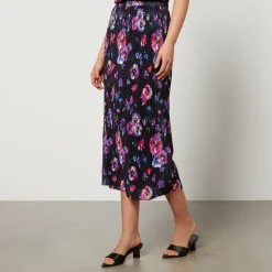 Dresses|Dresses|Cras MAX&Co. Marocco Plissé-Jersey Top and Skirt Set - M
