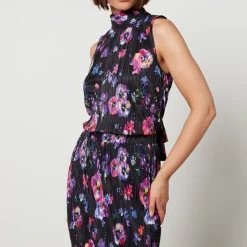 Dresses|Dresses|Cras MAX&Co. Marocco Plissé-Jersey Top and Skirt Set - M