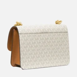 Bags|Dr. Martens MICHAEL Michael Kors Women's Heather Large Shoulder Bag - Vanilla/Acorn