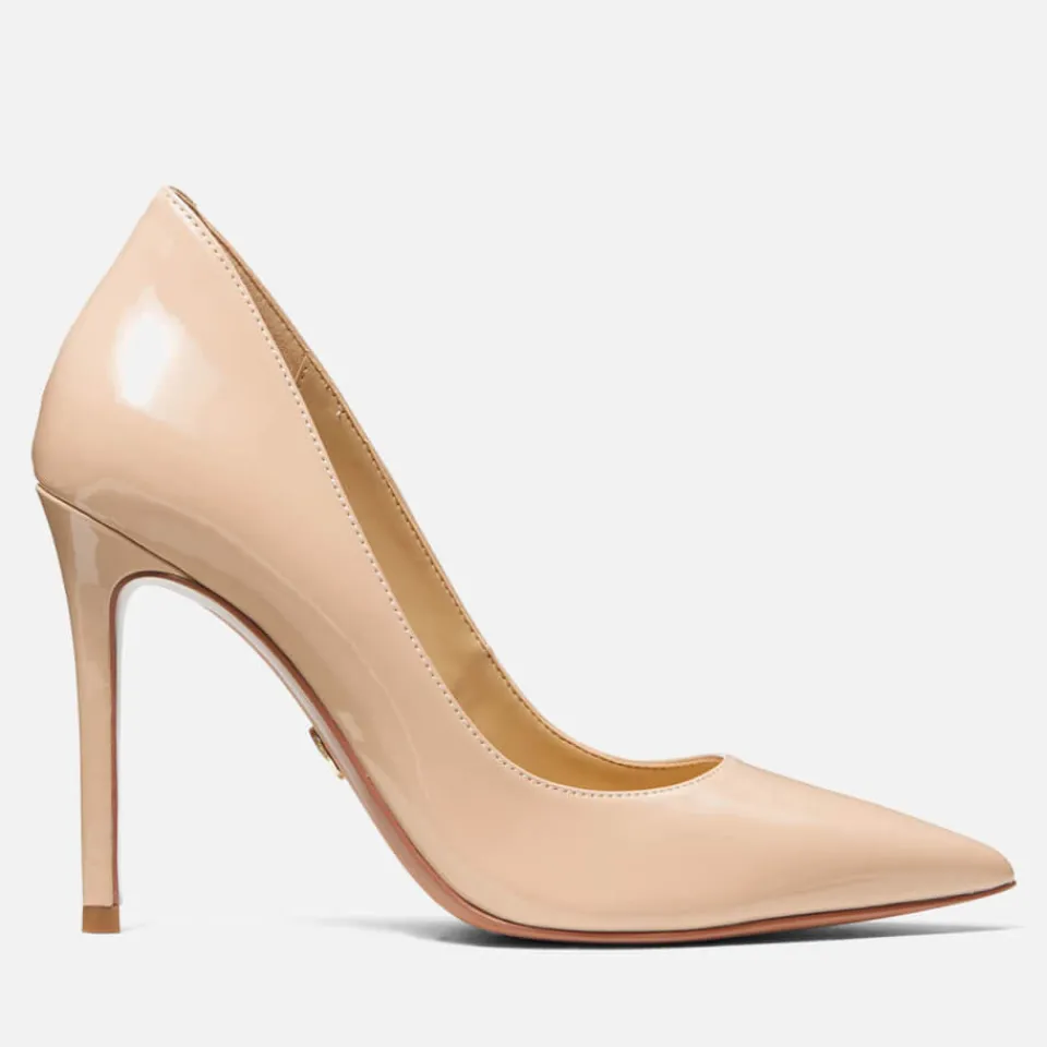 Heels|Dr. Martens MICHAEL Michael Kors Women's Alina Patent-Leather Heeled Pumps - UK 8