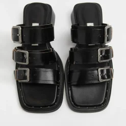 Heels|Dr. Martens Miista Women's Lordette Leather Block Heeled Sandals - UK 3