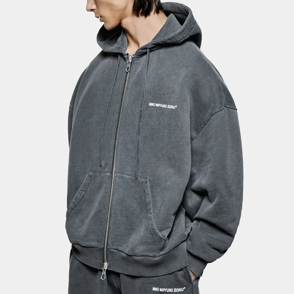 Loungewear|Sweatshirts|Dr. Martens MKI MIYUKI ZOKI Uniform Cotton-Blend Jersey Zip-Up Hoodie - S