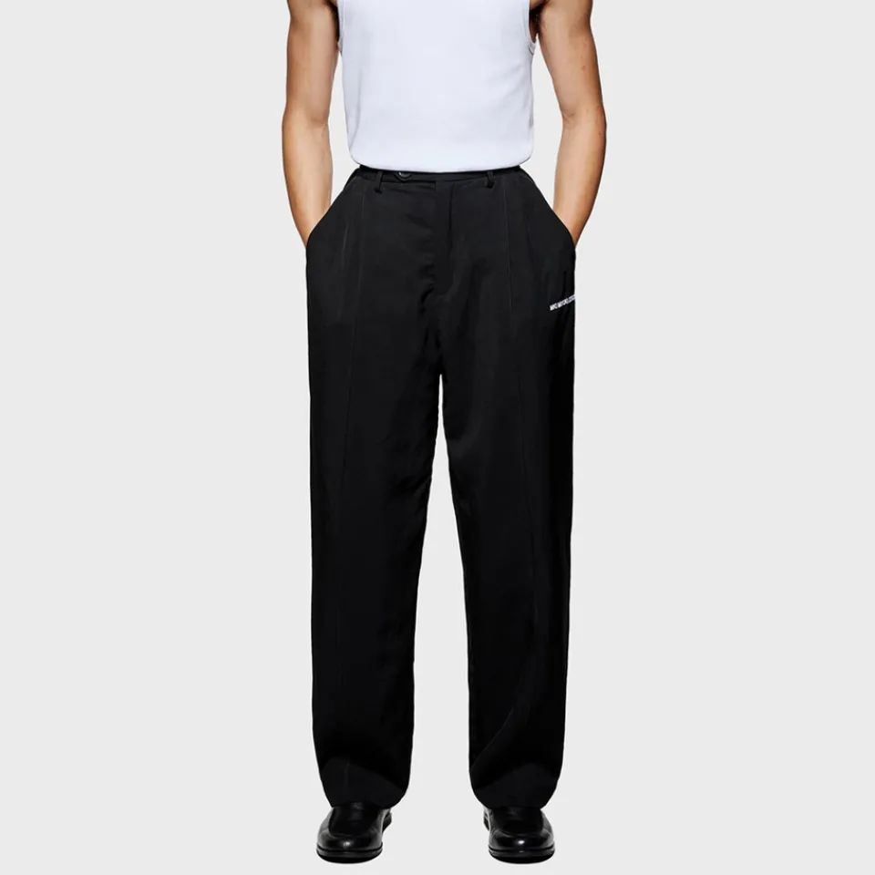 Trousers|MKI MIYUKI ZOKU Rayon-Blend Wide-Fit Suit Pants - S