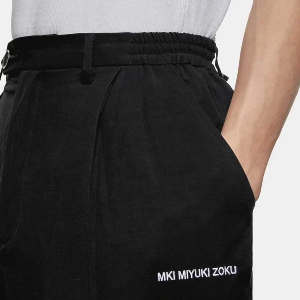 Trousers|MKI MIYUKI ZOKU Rayon-Blend Wide-Fit Suit Pants - S