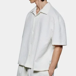 Shirts|Shirts|Axel Arigato MKI MIYUKI ZOKU Seersucker Vacation Shirt - S