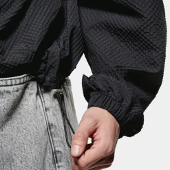 Loungewear|Sweatshirts|MKI MIYUKI ZOKU Seersucker Half-Zip Jacket - S
