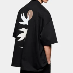 T-Shirts|T-Shirts|MKI MIYUKI ZOKU Swallow Cotton-Jersey T-Shirt - S
