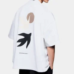 T-Shirts|T-Shirts|MKI MIYUKI ZOKU Swallow Cotton-Jersey T-Shirt - L