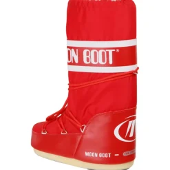 Boots|Dr. Martens Moon Boot Women's Nylon Boots - Red - UK8/UK9.5