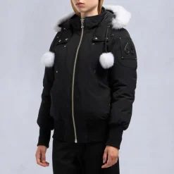 Jackets|Coats|Dr. Martens Moose Knuckles Debbie Cotton & Nylon-Blend Bomber Jacket - S