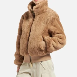 Coats|Jackets|Dr. Martens Moose Knuckles Debbie Shell Faux Fur Bomber Jacket - S