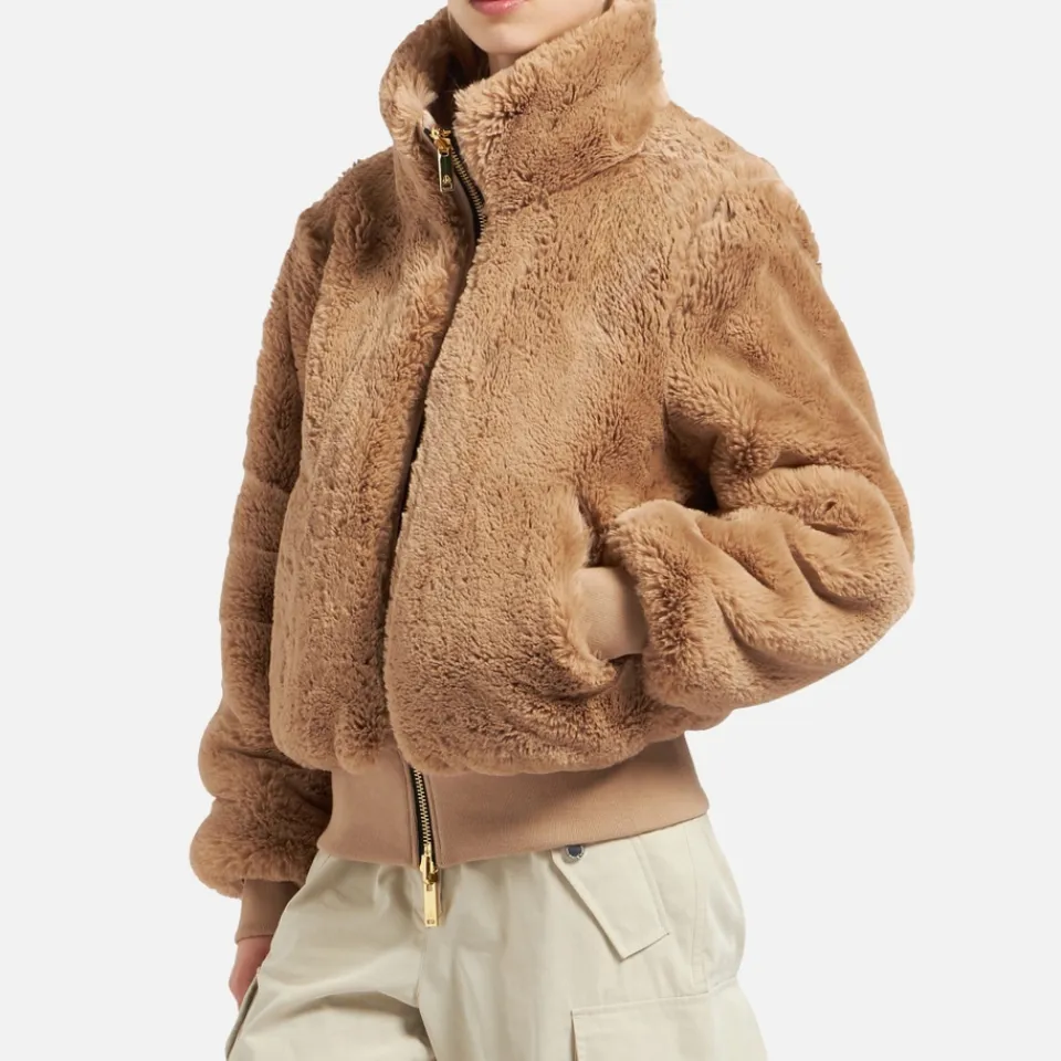 Coats|Jackets|Dr. Martens Moose Knuckles Debbie Shell Faux Fur Bomber Jacket - S