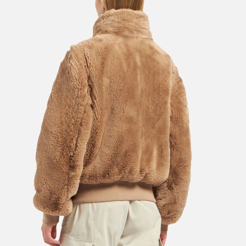 Coats|Jackets|Dr. Martens Moose Knuckles Debbie Shell Faux Fur Bomber Jacket - S