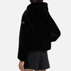 Jackets|Coats|Moose Knuckles Eaton Bunny Faux Fur and Shell Jacket - L