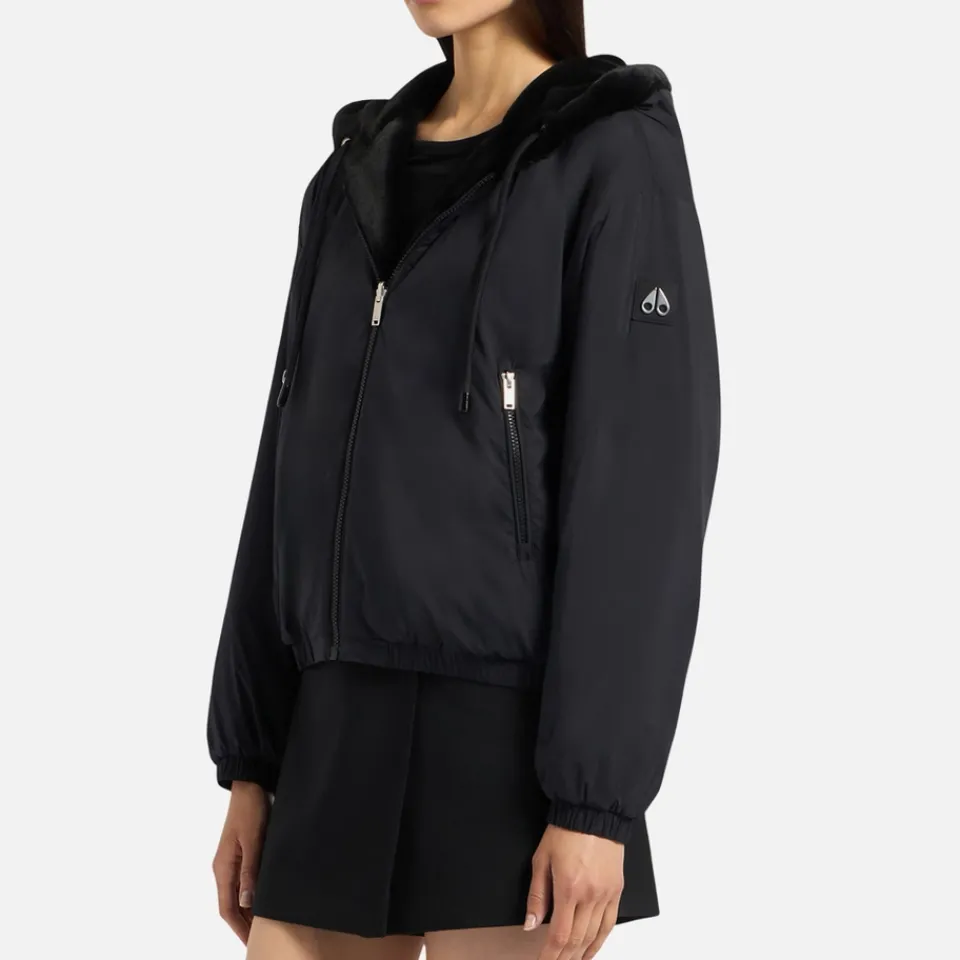 Jackets|Coats|Moose Knuckles Eaton Bunny Faux Fur and Shell Jacket - L