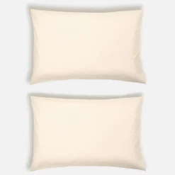 Bedroom|Home Textiles|ïn home 200 Thread Count 100% Organic Cotton Pillowcase Pair - Natural