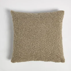 Bedroom|Home Textiles|ïn home Faux Sheep Skin Cushion - Charcoal - 50x50cm