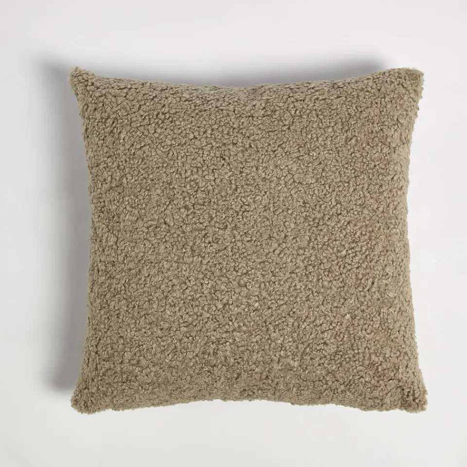 Bedroom|Home Textiles|ïn home Faux Sheep Skin Cushion - Charcoal - 50x50cm
