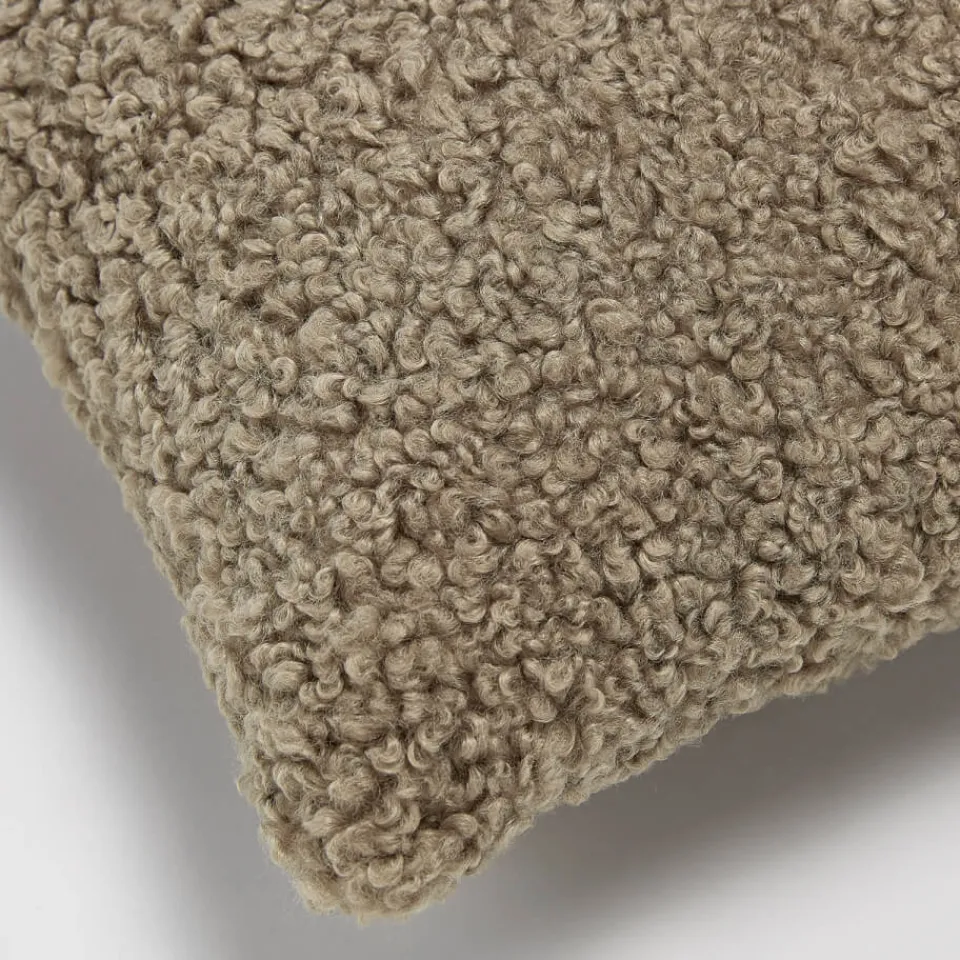 Bedroom|Home Textiles|ïn home Faux Sheep Skin Cushion - Charcoal - 50x50cm