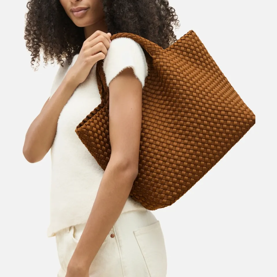 Holiday Bags|Bags|Ganni Naghedi St Barths Woven Neoprene Medium Tote Bag
