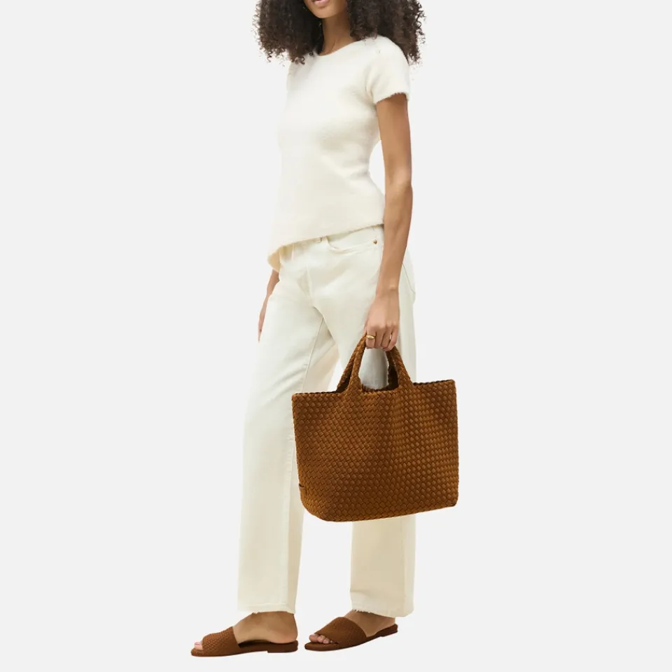 Holiday Bags|Bags|Ganni Naghedi St Barths Woven Neoprene Medium Tote Bag