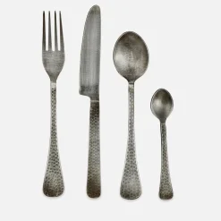 Dining|Dr. Martens Nkuku Huri Cutlery - Burnt Silver - Set of 16