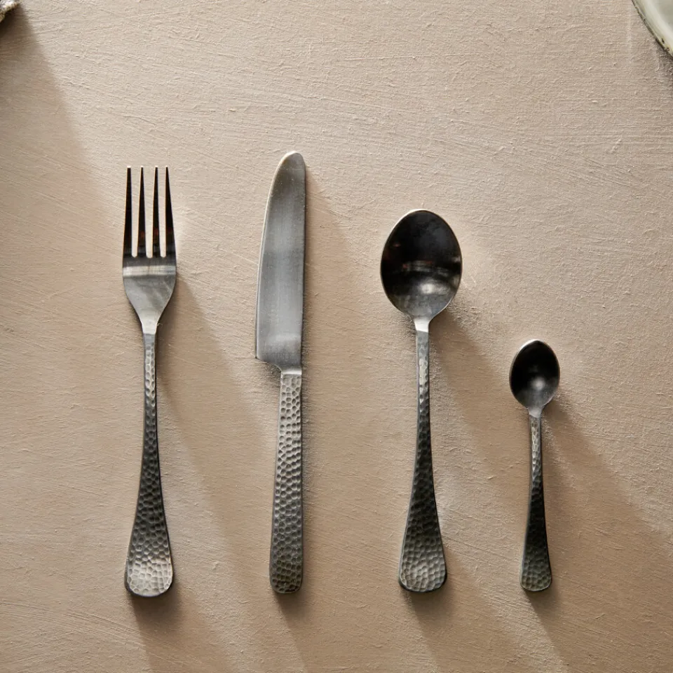 Dining|Dr. Martens Nkuku Huri Cutlery - Burnt Silver - Set of 16