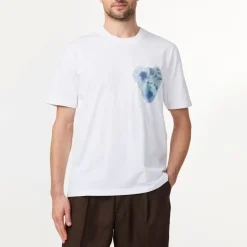 T-Shirts|T-Shirts|Stine Goya NN.07 Adam Printed Cotton-Jersey T-Shirt - S