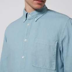 Shirts|Shirts|AMI NN.07 Arne Linen Shirt - XXL