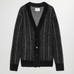 Cardigans|Knitwear|NN.07 Billy Knit V-Neck Cardigan - M