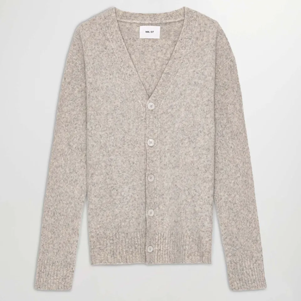 Cardigans|Knitwear|NN.07 John V-Neck Wool-Blend Cardigan - M