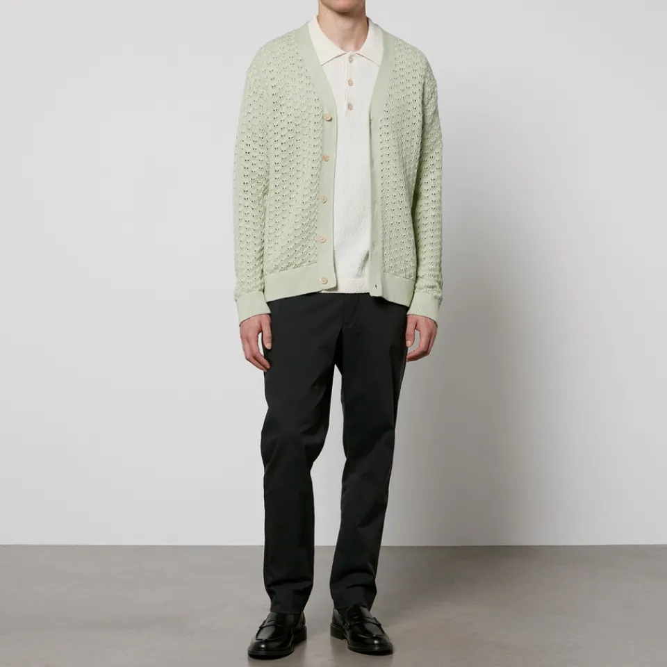 Cardigans|Knitwear|Dr. Martens NN.07 Manuel Crocheted Cotton Cardigan - XL
