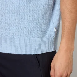 Polo Shirts|AMI NN.07 Nolan Cotton Knit Polo Shirt - S
