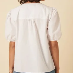 T-Shirts And Tops|Shirts And Blouses|Dr. Martens Nobody's Child Bingley Cotton-Poplin Blouse - UK 6