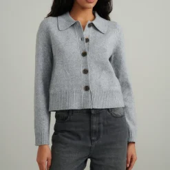 Knitwear|Stine Goya Nobody's Child Collar Knit Cardigan - XL