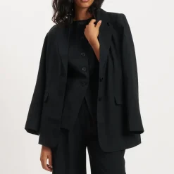 Jackets|Coats|Crocs Nobody's Child Crepe Blazer - UK 6